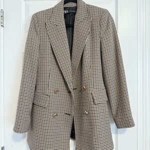 Zara Houndstooth Blazer. Perfect condition. US M